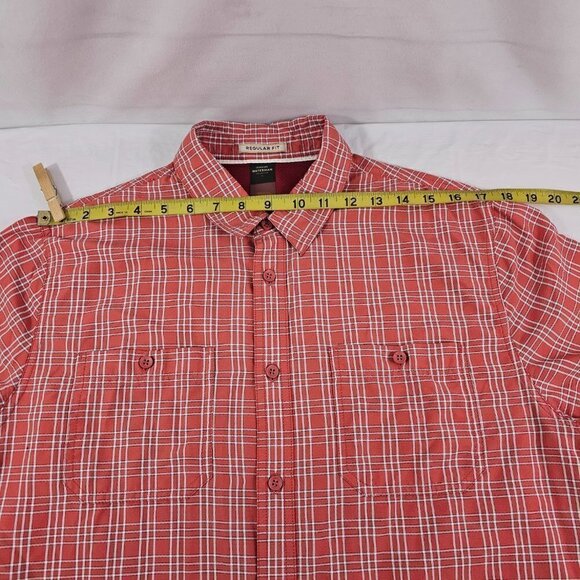 Quiksilver Waterman Regular Fit Men’s Plaid Vented Outdoor Nylon Shirt - Medium* - Picture 8 of 16